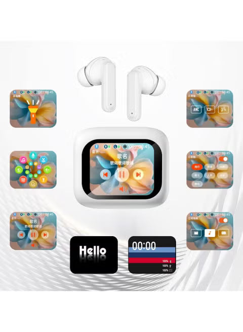 TWS Smart Touch Screen Bluetooth Earphone LX-10