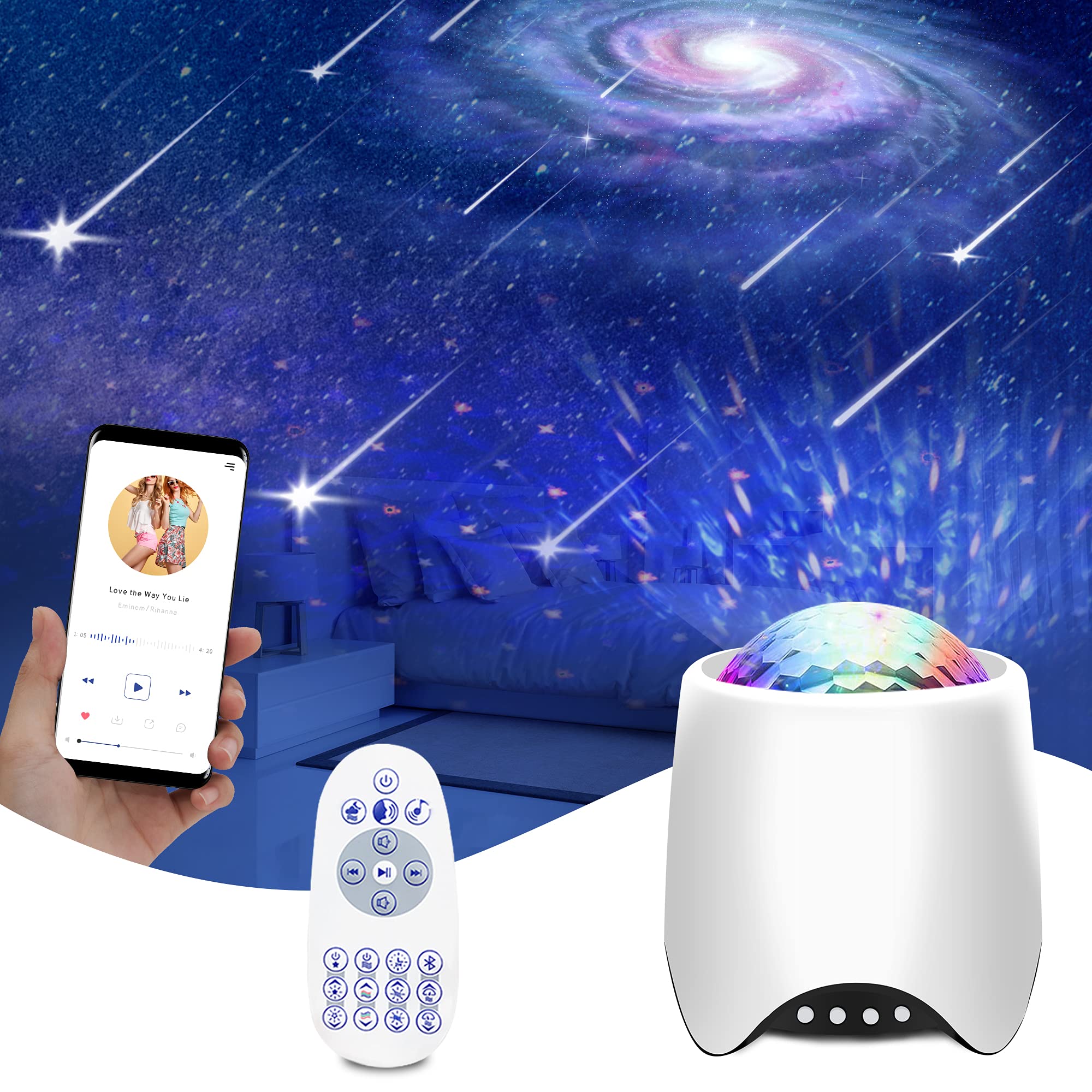 Light Show Projector Bluetooth Speaker