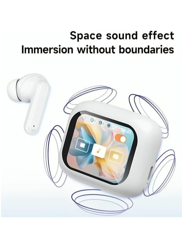 TWS Smart Touch Screen Bluetooth Earphone LX-10