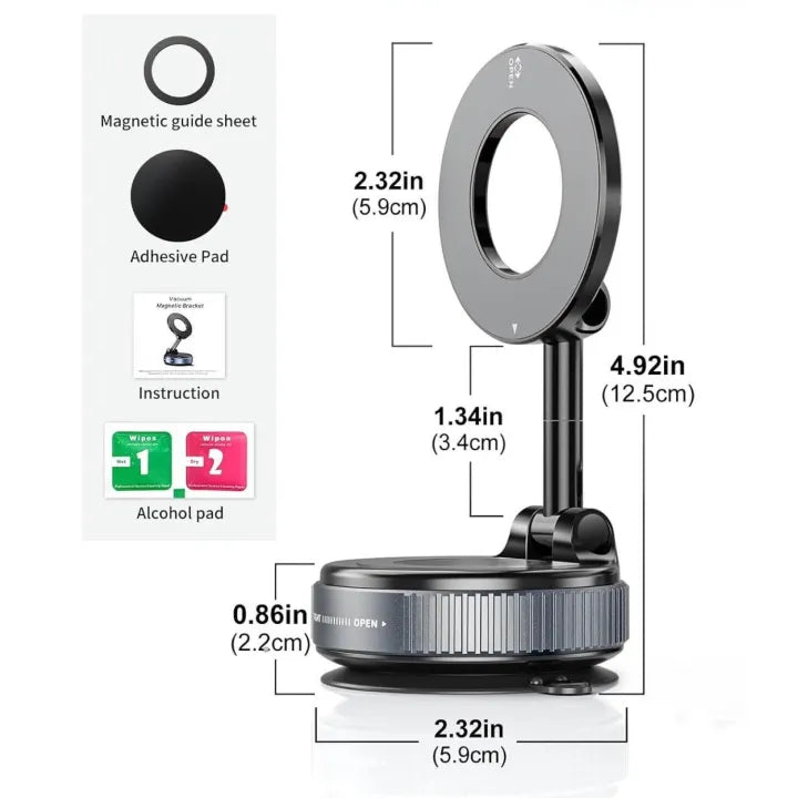 Vacuum Suction Magnetic Bracket Phone Holder