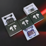 Three boxes of True Buds Pro9 with a dark background